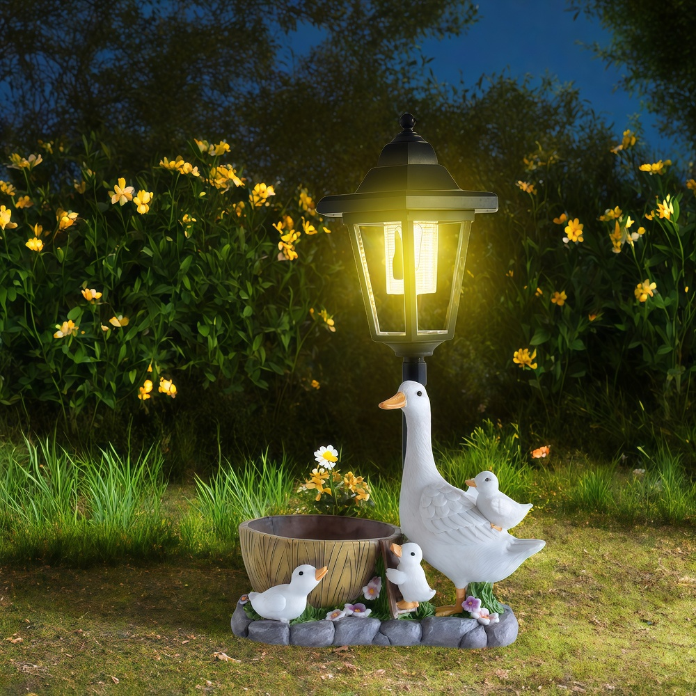 Solar Duck Night Light Garden  - Resin Craft Supplies avaliação e preço
