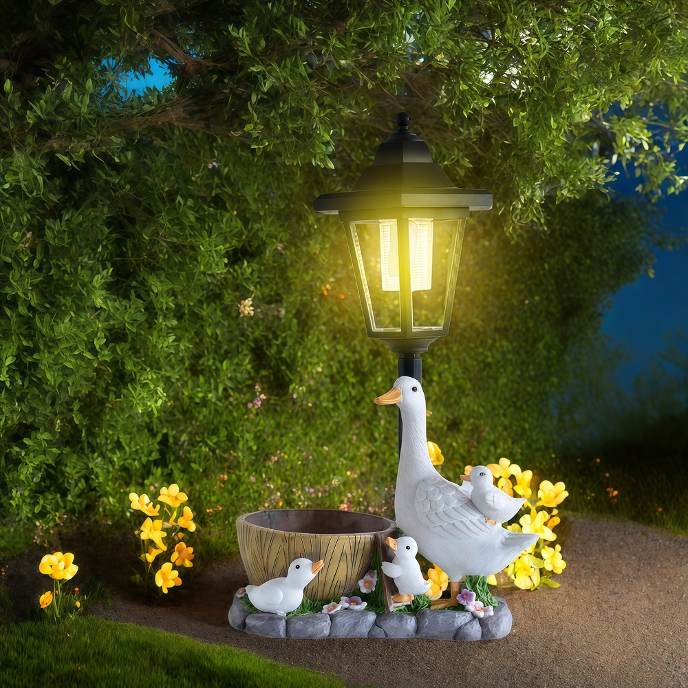 Solar Duck Night Light Garden  - Resin Craft Supplies avaliação e preço