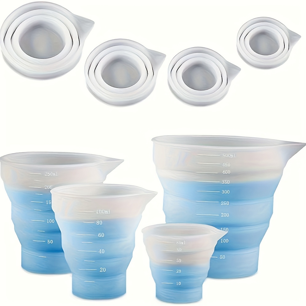 50-500ml Foldable Silicone Mea - Mixing Cup Silicone avaliação e preço