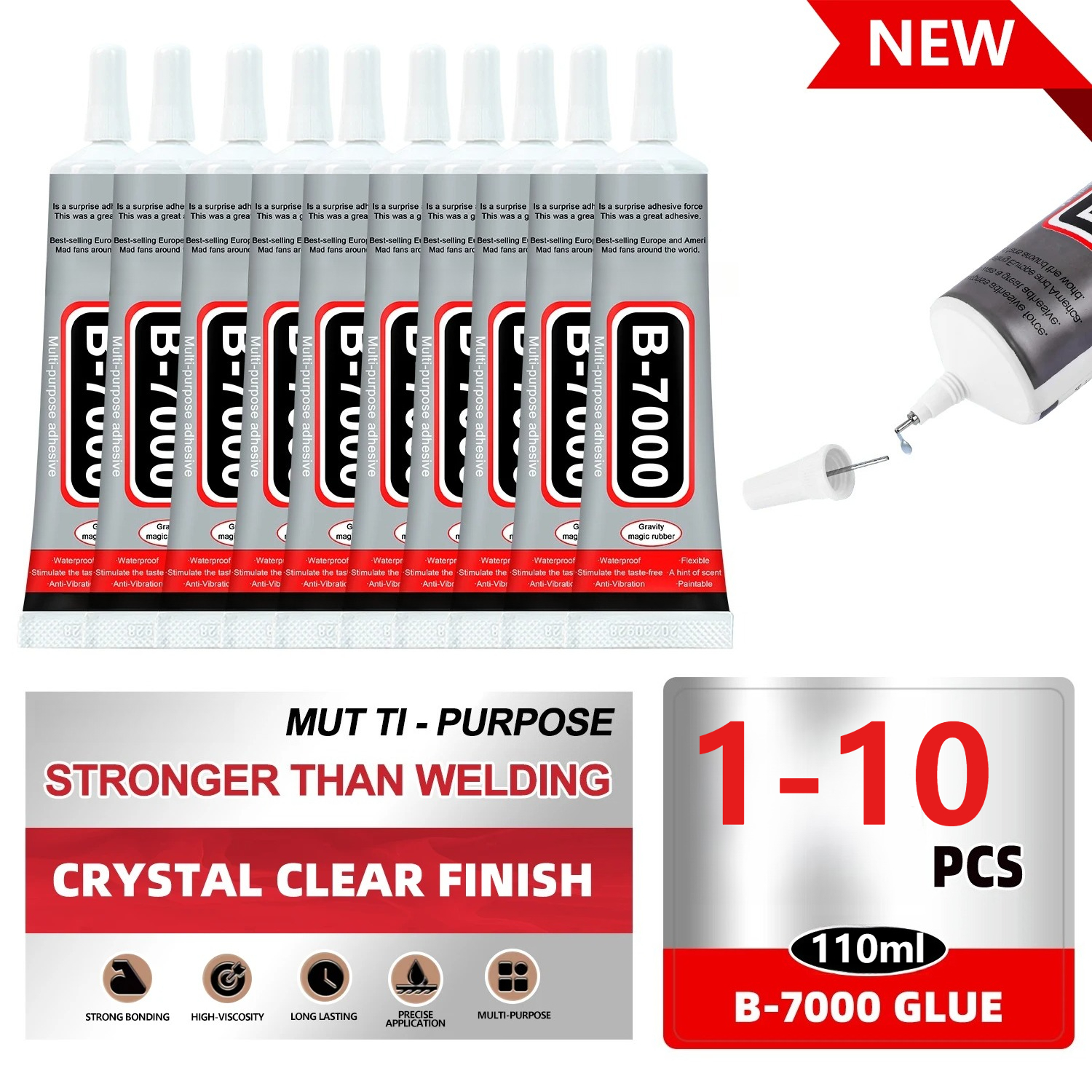 Super Glue B-7000 Loolifl 1-10 - Resin Crafts avaliação e preço