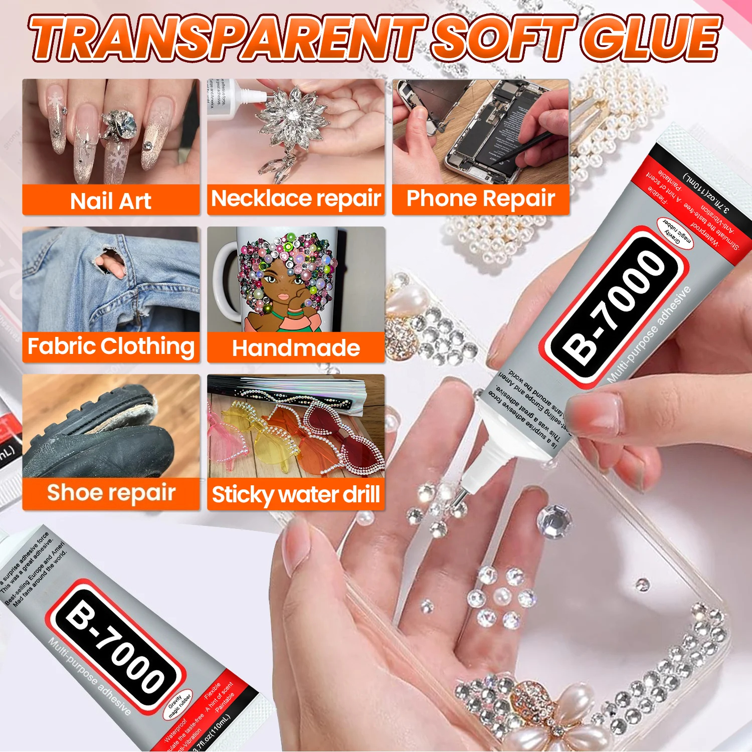 Super Glue B-7000 Loolifl 1-10 - Resin Crafts avaliação e preço