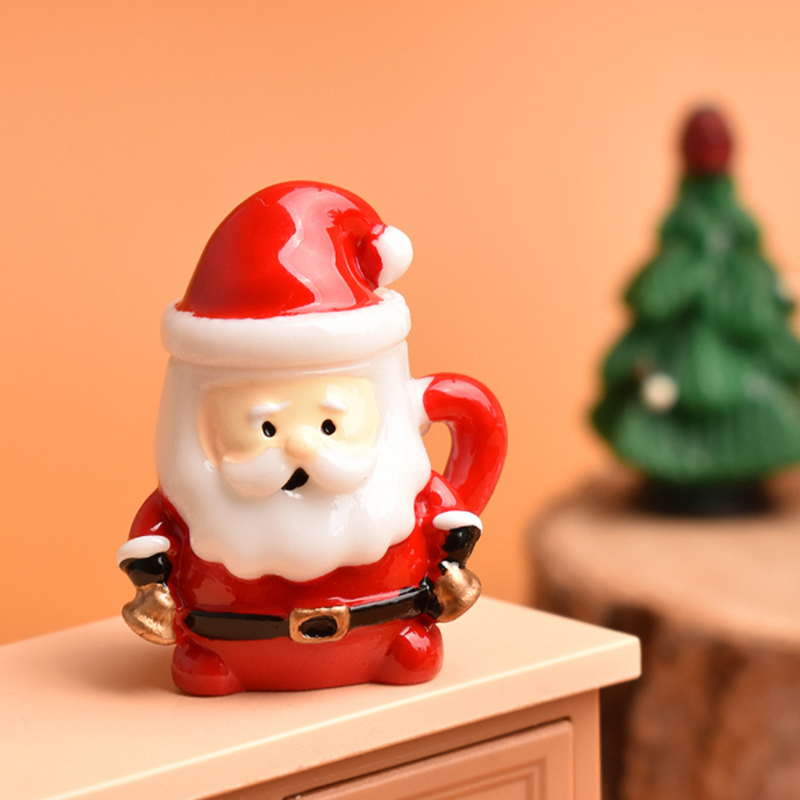 Mini Santa Teacup Ornament - R - Resin Crafts avaliação e preço