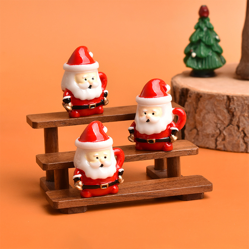 Mini Santa Teacup Ornament - R - Resin Crafts avaliação e preço