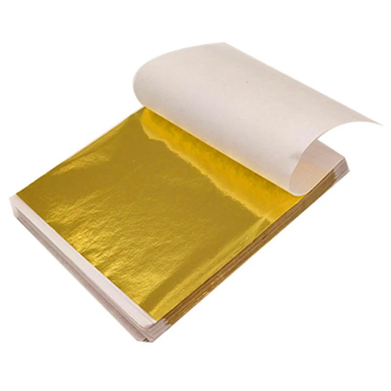 100Pcs 9Cm Individually Packag - Gold Foil Flakes avaliação e preço