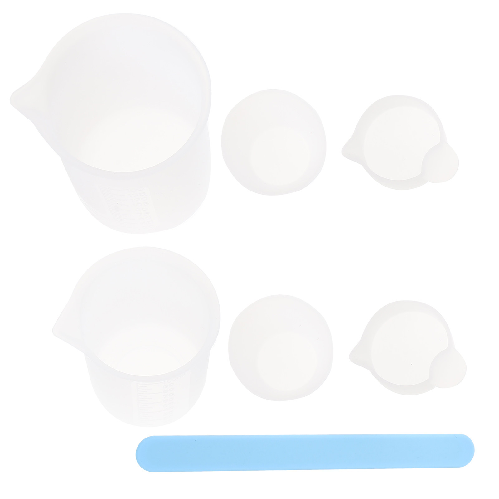 1Set DIY Silicone Epoxy Mixing - Mixing Cup Silicone avaliação e preço