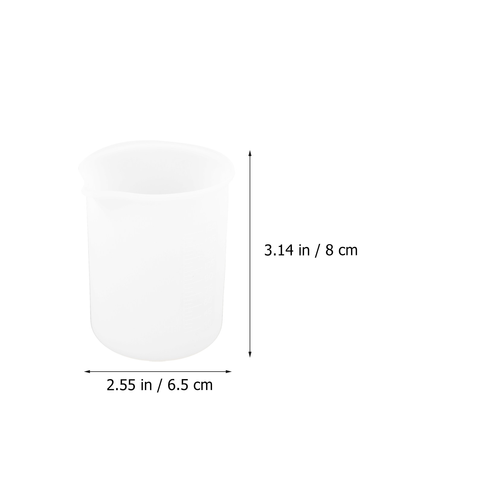 1Set DIY Silicone Epoxy Mixing - Mixing Cup Silicone avaliação e preço