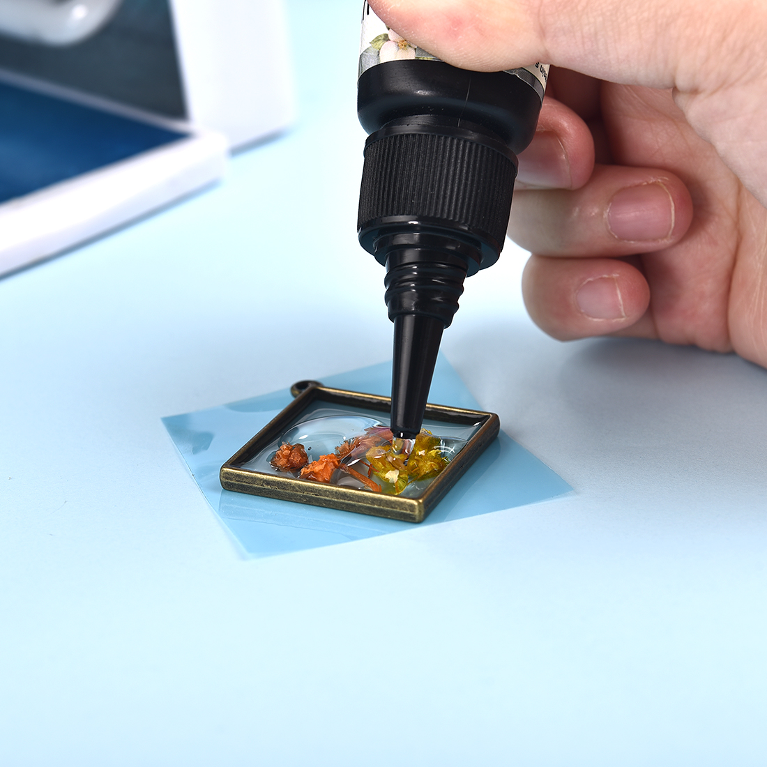 10-500g UV Epoxy Resin Glue UV - Resin Pigment Set avaliação e preço