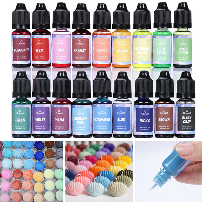 24 Colors Resin Pigments Candl - Resin Pigment Set avaliação e preço