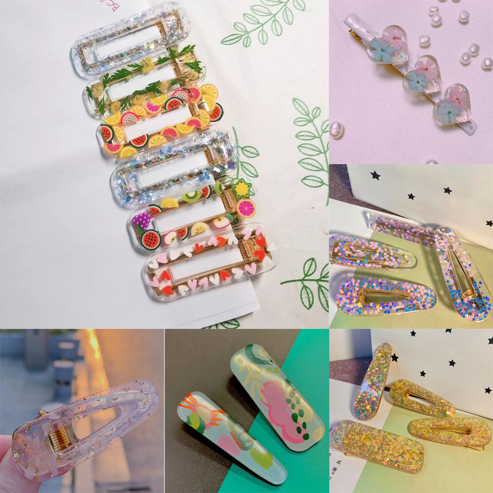 Barrettes Silicone Molds Metal - Gold Foil Flakes avaliação e preço