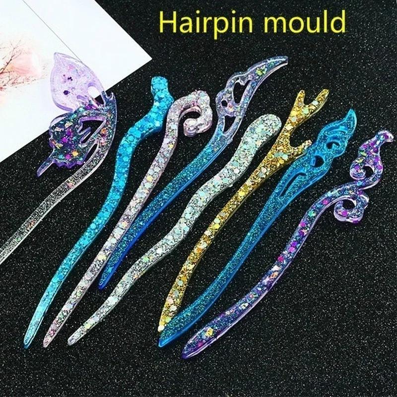 New Transparent Hairpin Silico - Resin Craft Supplies avaliação e preço