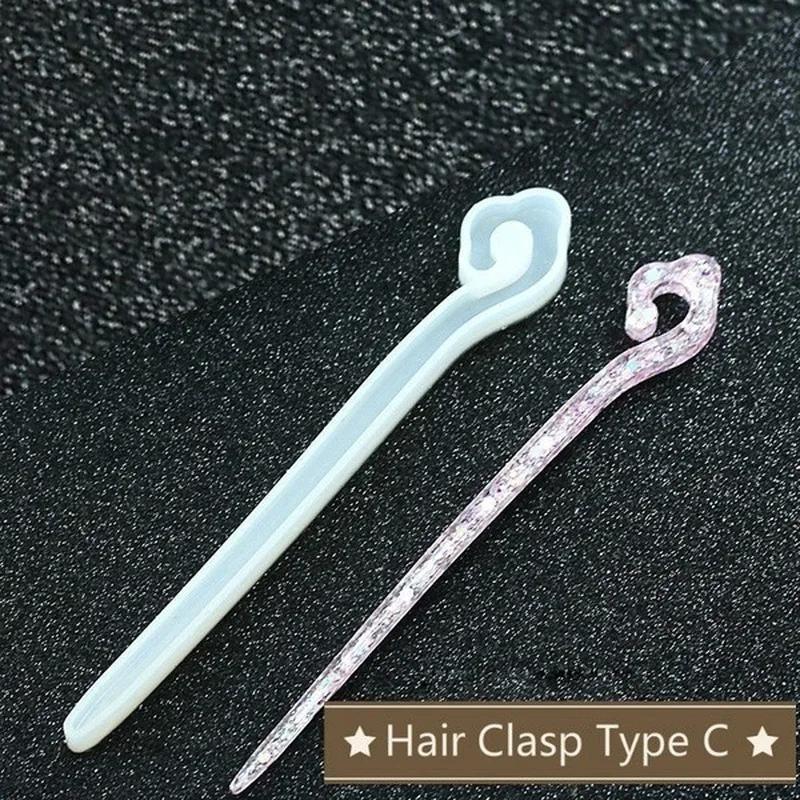 New Transparent Hairpin Silico - Resin Craft Supplies avaliação e preço