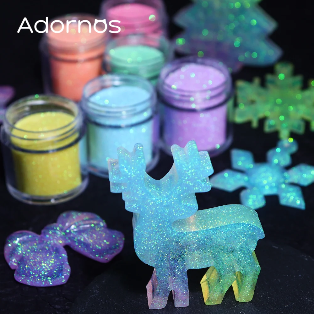 Iridescent Glitter Sugar Powde - Resin Pigment Set avaliação e preço