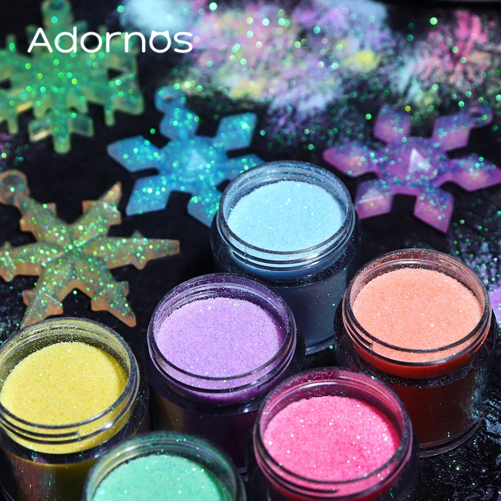 Iridescent Glitter Sugar Powde - Resin Pigment Set avaliação e preço