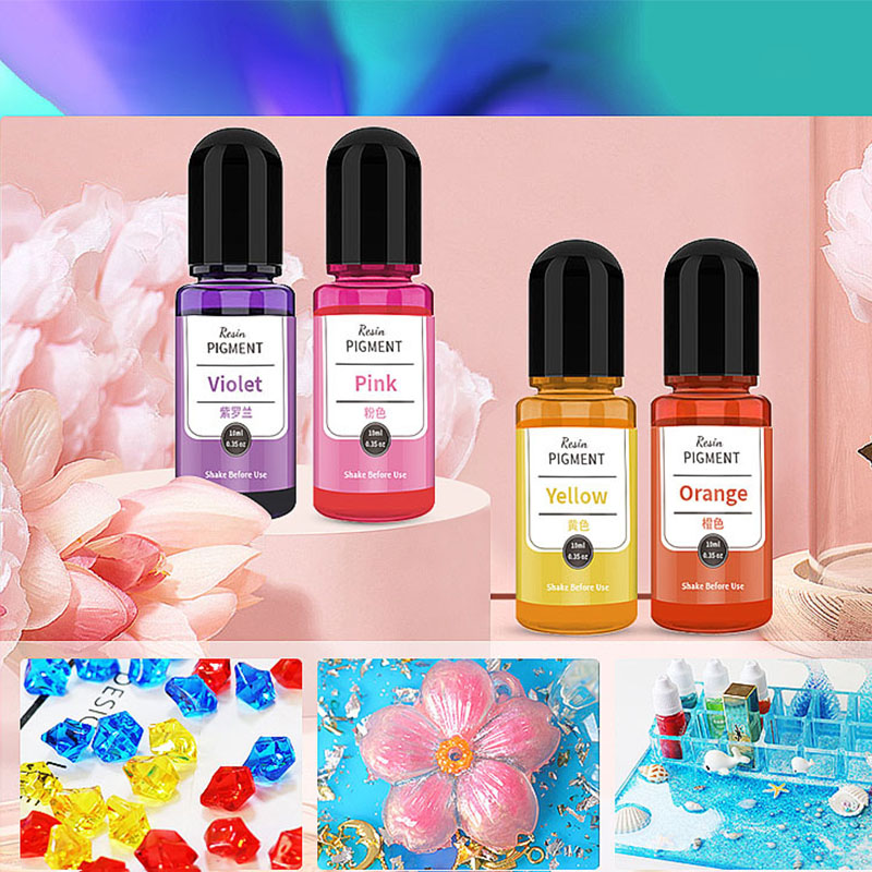24/30 Colors Set 10ml Epoxy Re - Resin Pigment Set avaliação e preço
