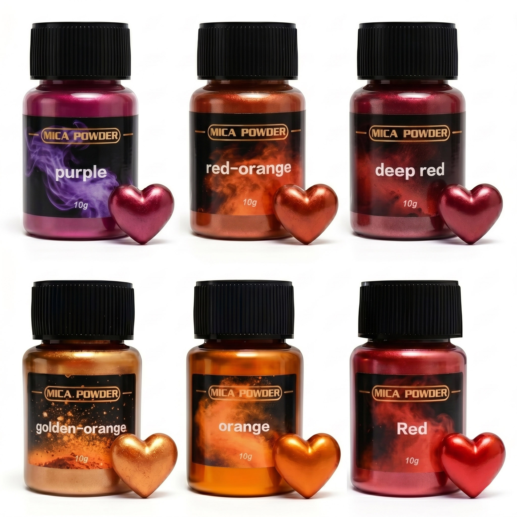 6Colors/Sets metallic powder p - Resin Pigment Set avaliação e preço