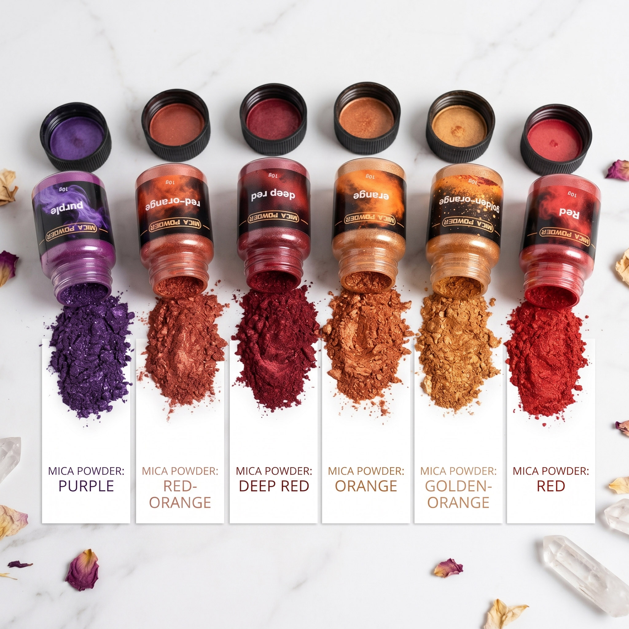 6Colors/Sets metallic powder p - Resin Pigment Set avaliação e preço
