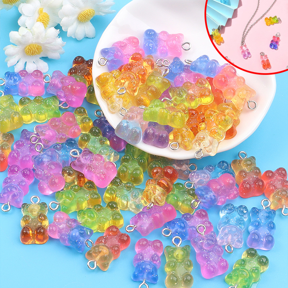 10/30/60pcs Dual Color Resin B - Resin Craft Projects avaliação e preço