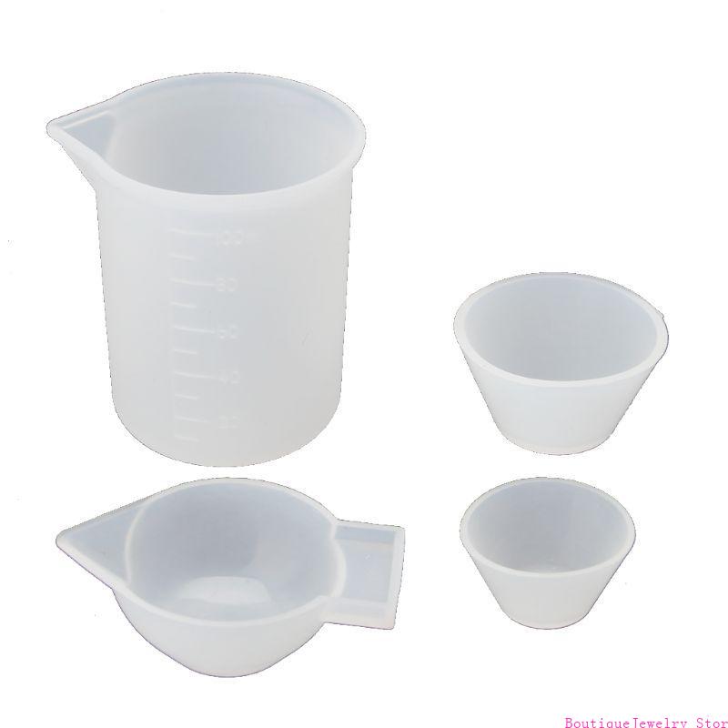 E1PE 4Pcs Silicone Mixing Cups - Mixing Cup Silicone avaliação e preço