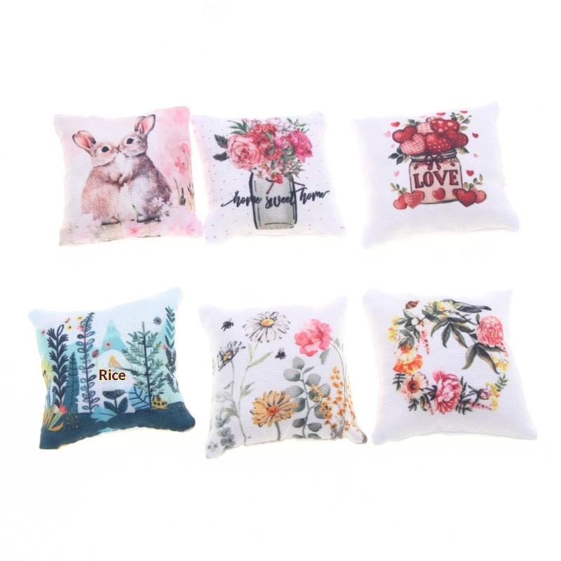 2Pcs Dollhouse Bedroom Sofa Sc - Resin Crafts avaliação e preço