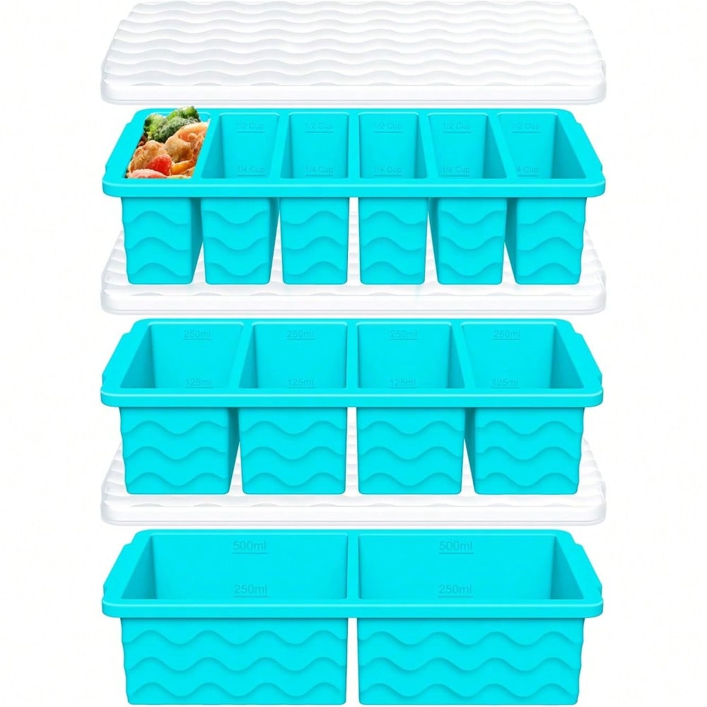 3-Pack Silicone Freezer Trays  - Silicone Mold Tray avaliação e preço
