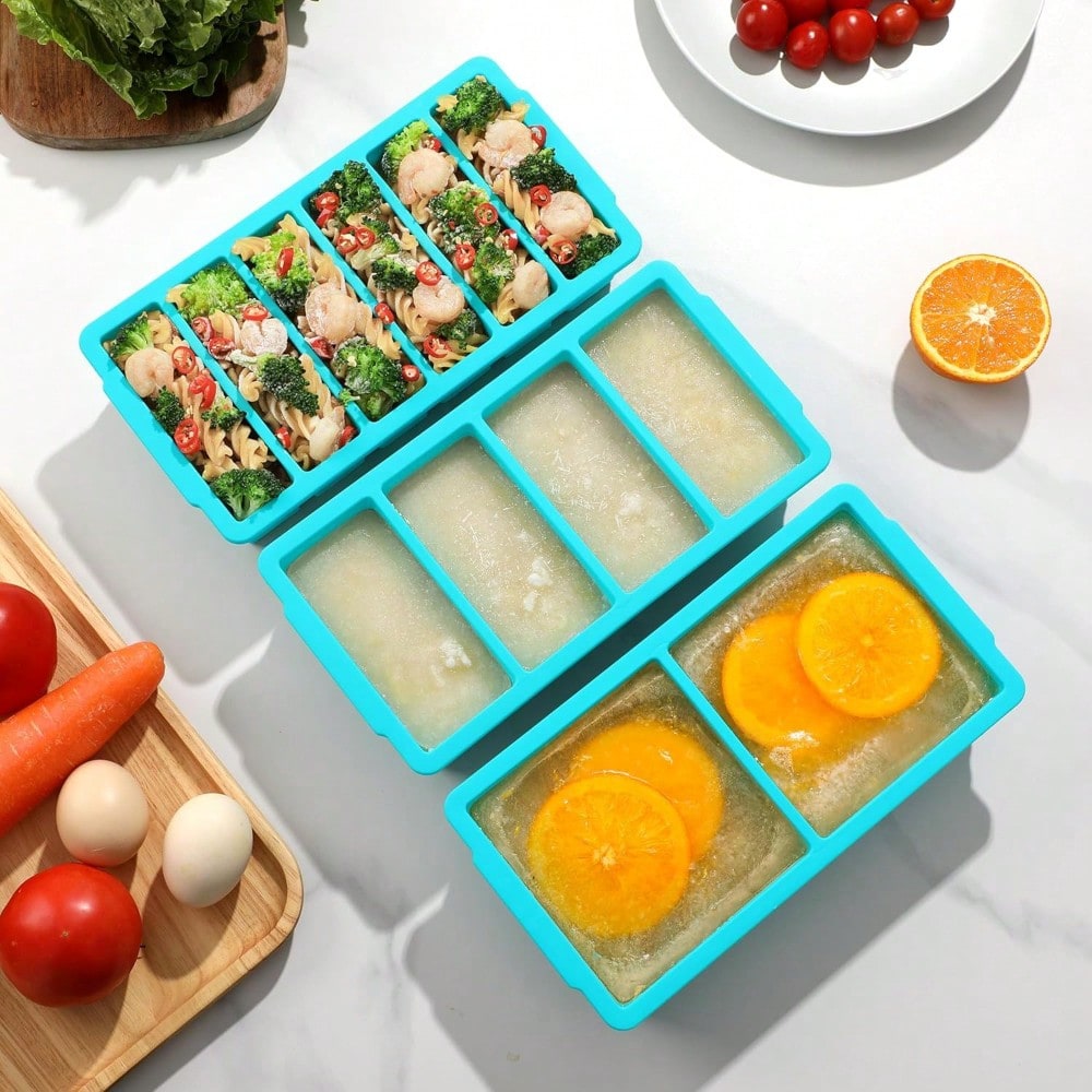 3-Pack Silicone Freezer Trays  - Silicone Mold Tray avaliação e preço