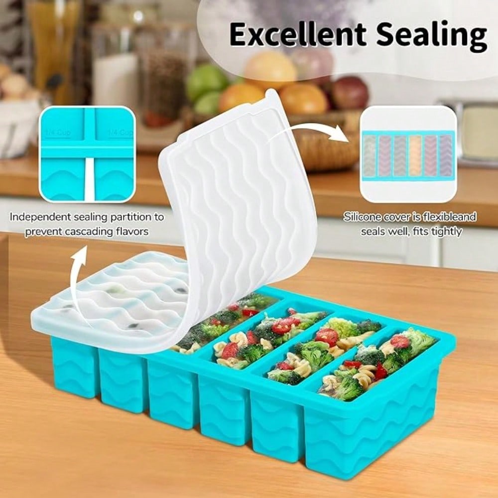 3-Pack Silicone Freezer Trays  - Silicone Mold Tray avaliação e preço