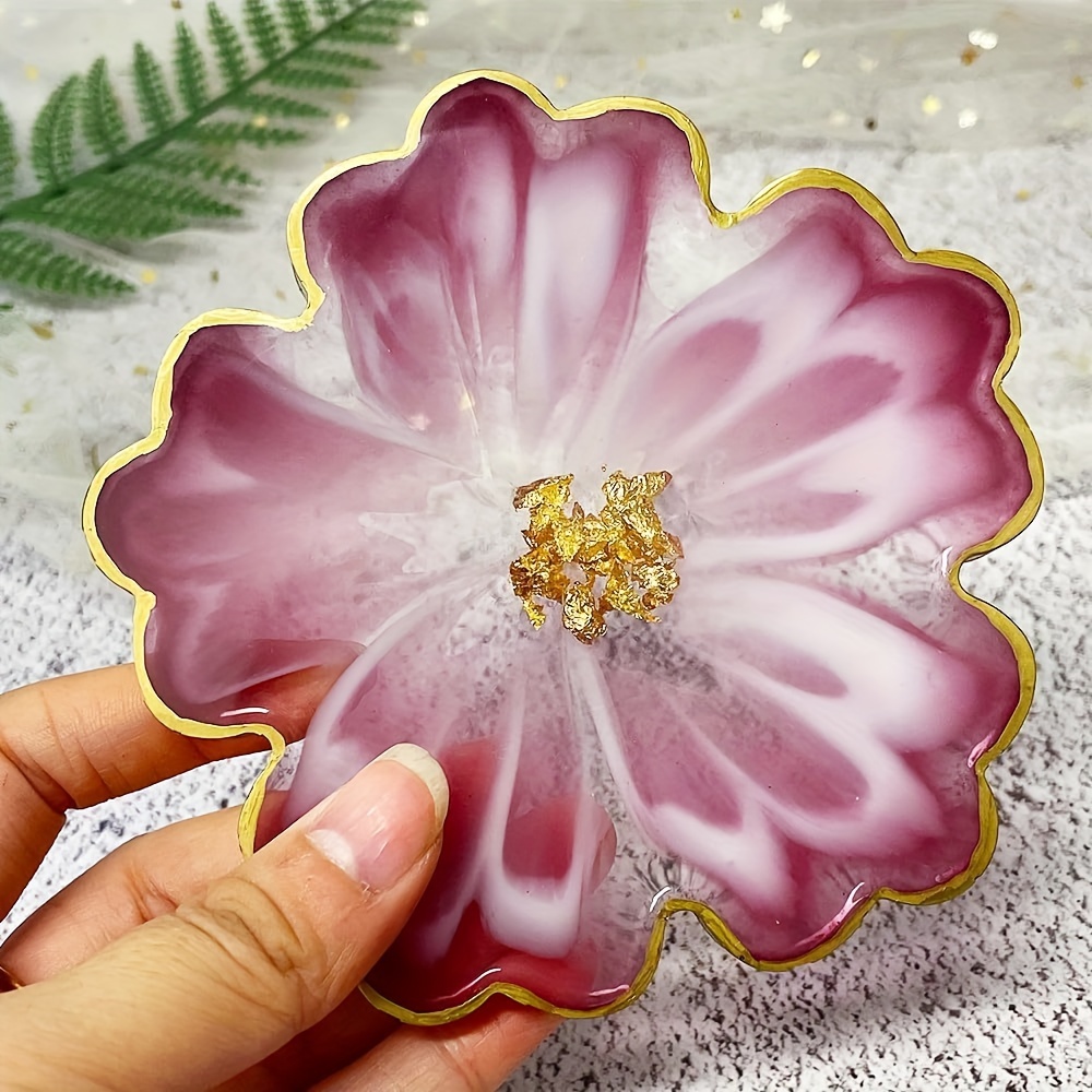 1-piece 13-inch large flower t - Serving Tray Mold avaliação e preço
