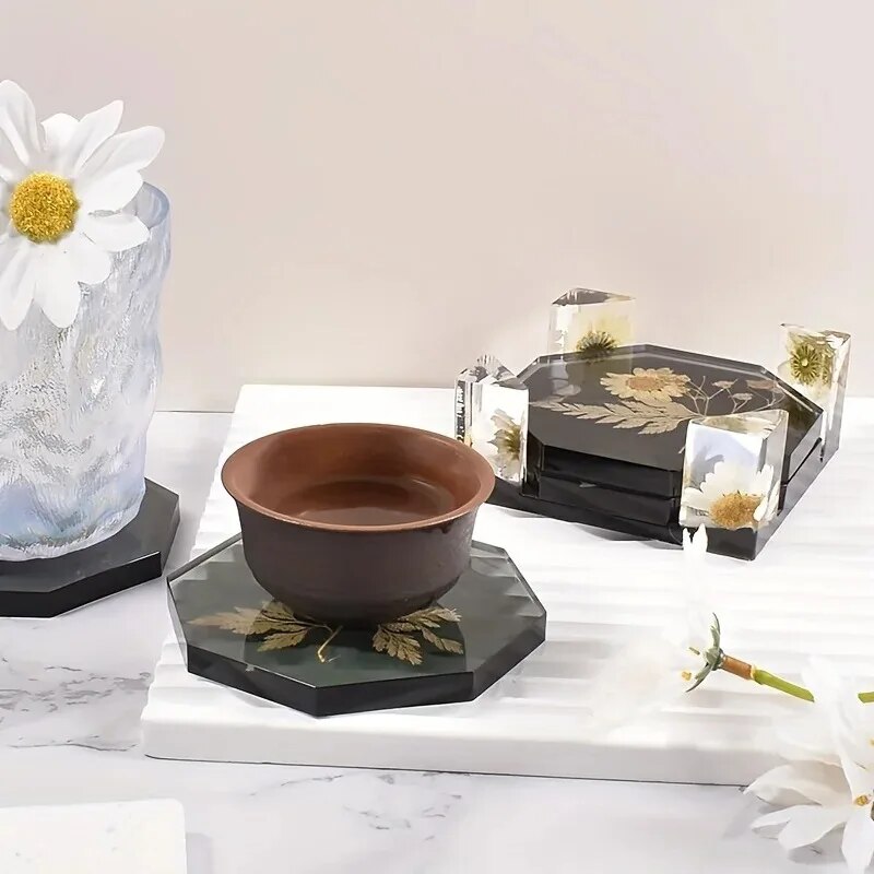 Coaster Resin Molds Set Includ - Serving Tray Mold avaliação e preço