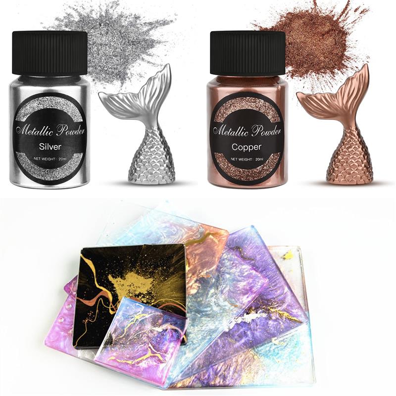 20 Ml Shimmer Metallic Gold Si - Resin Pigment Set avaliação e preço