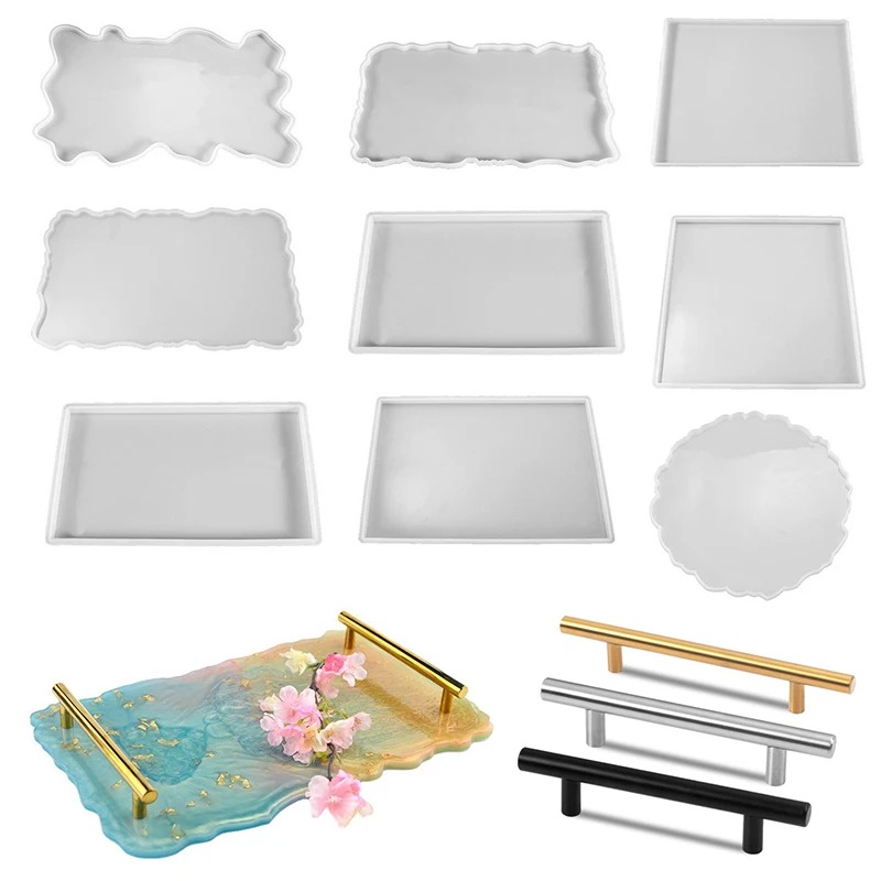 Tray Epoxy Resin Silicone Mold - Serving Tray Mold avaliação e preço
