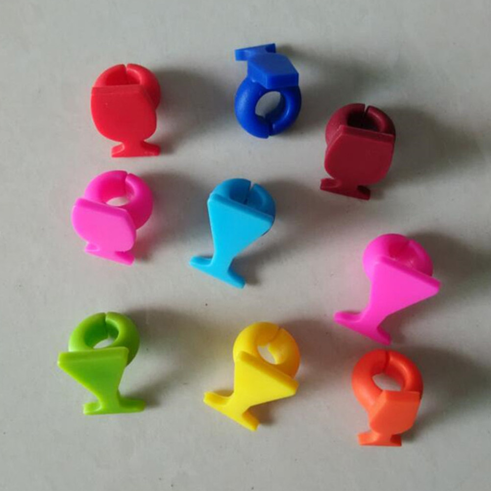 8Pcs Reusable Silicone Wine Gl - Mixing Cup Silicone avaliação e preço