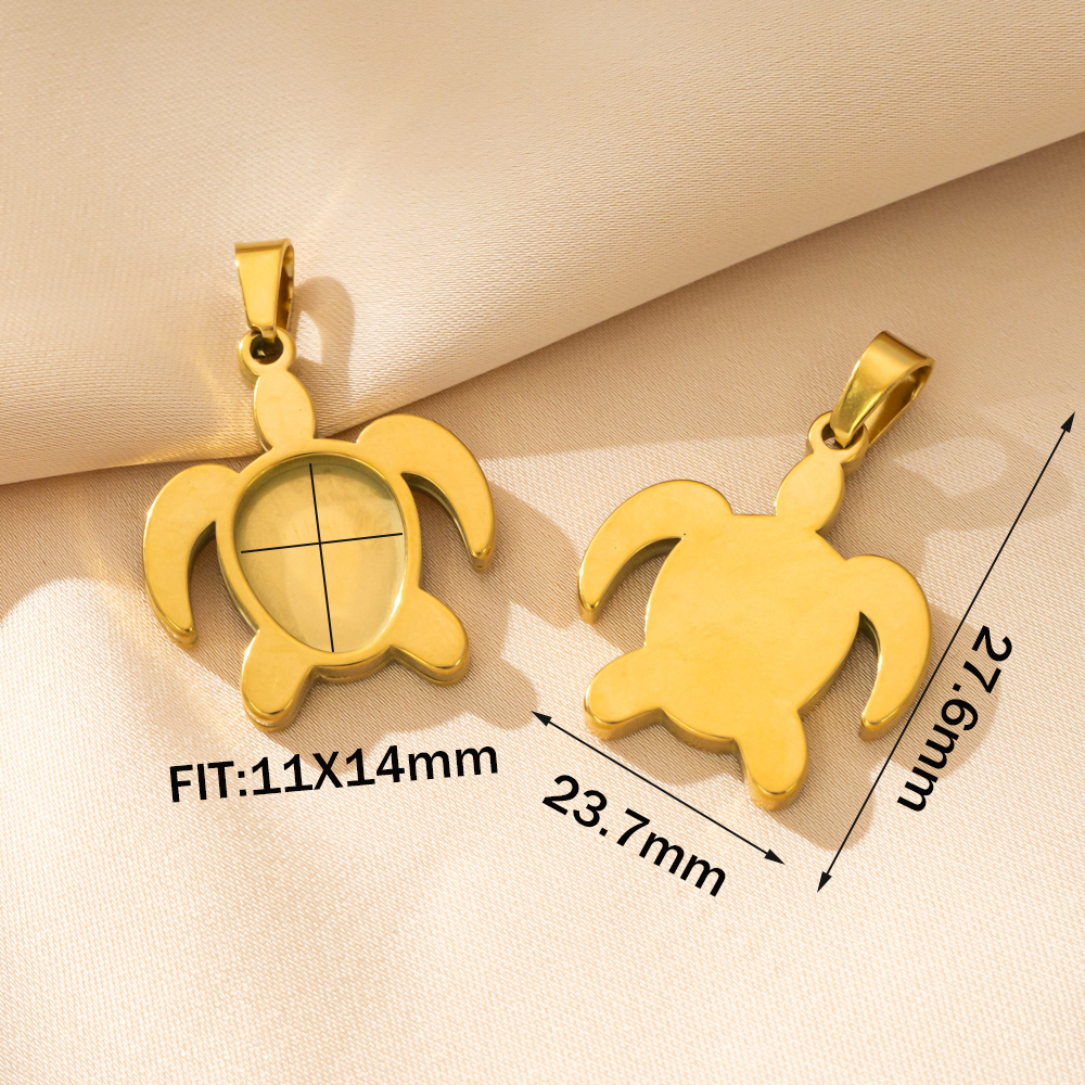 5pcs Stainless Steel Turtle Pe - Resin Craft Projects avaliação e preço