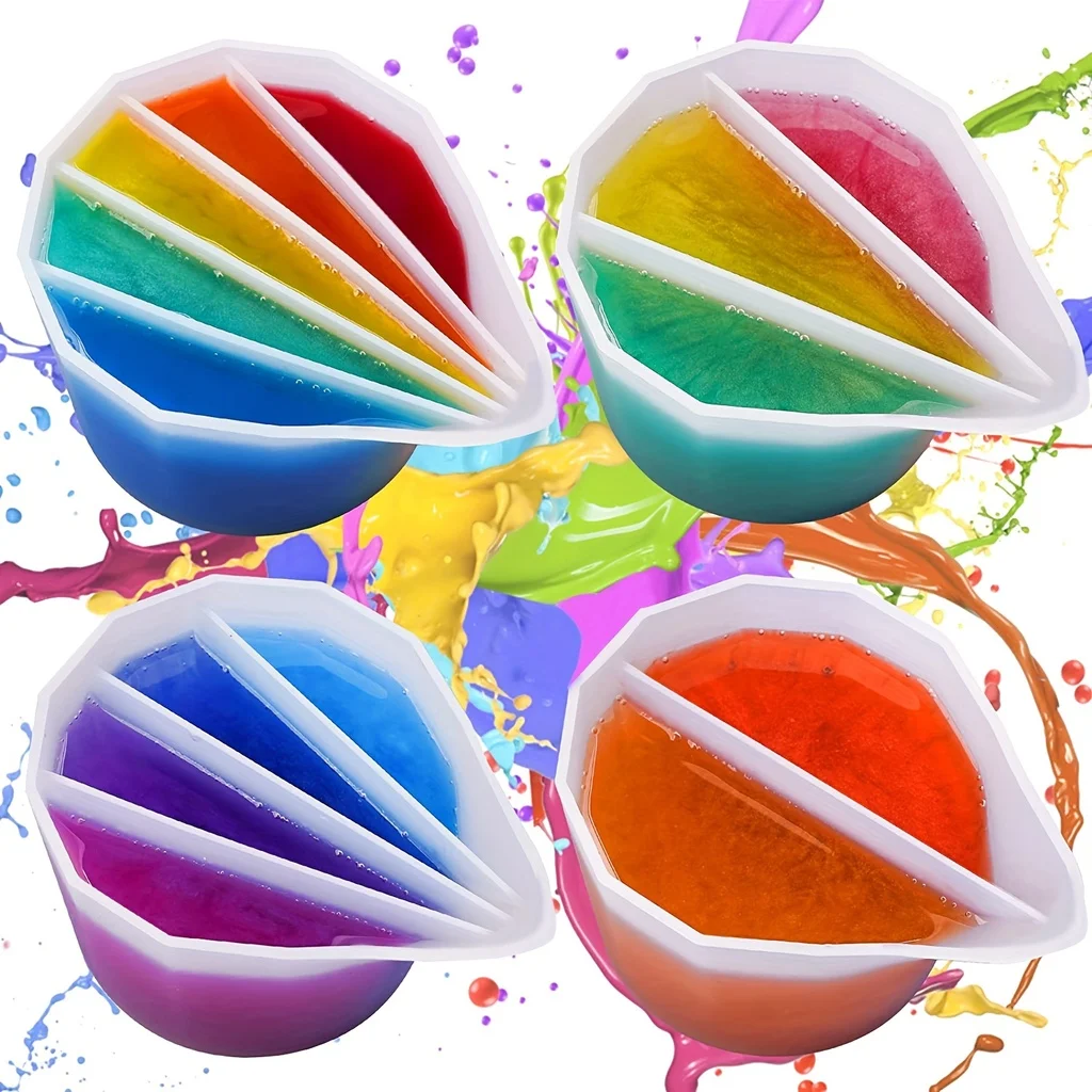 Color Mixing Split Cup For Pou - Mixing Cup Silicone avaliação e preço