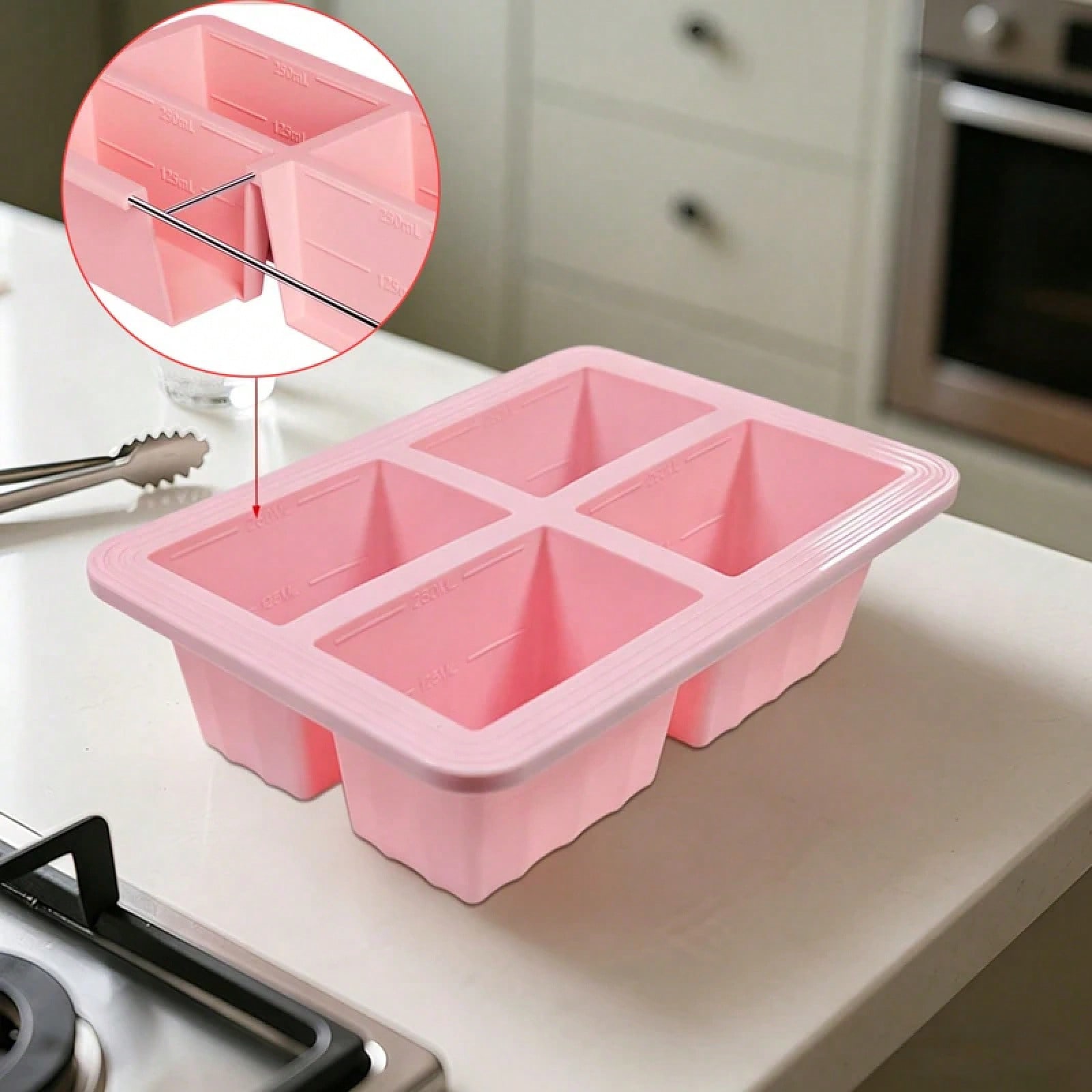 Reusable Silicone Soup Freezer - Silicone Mold Tray avaliação e preço