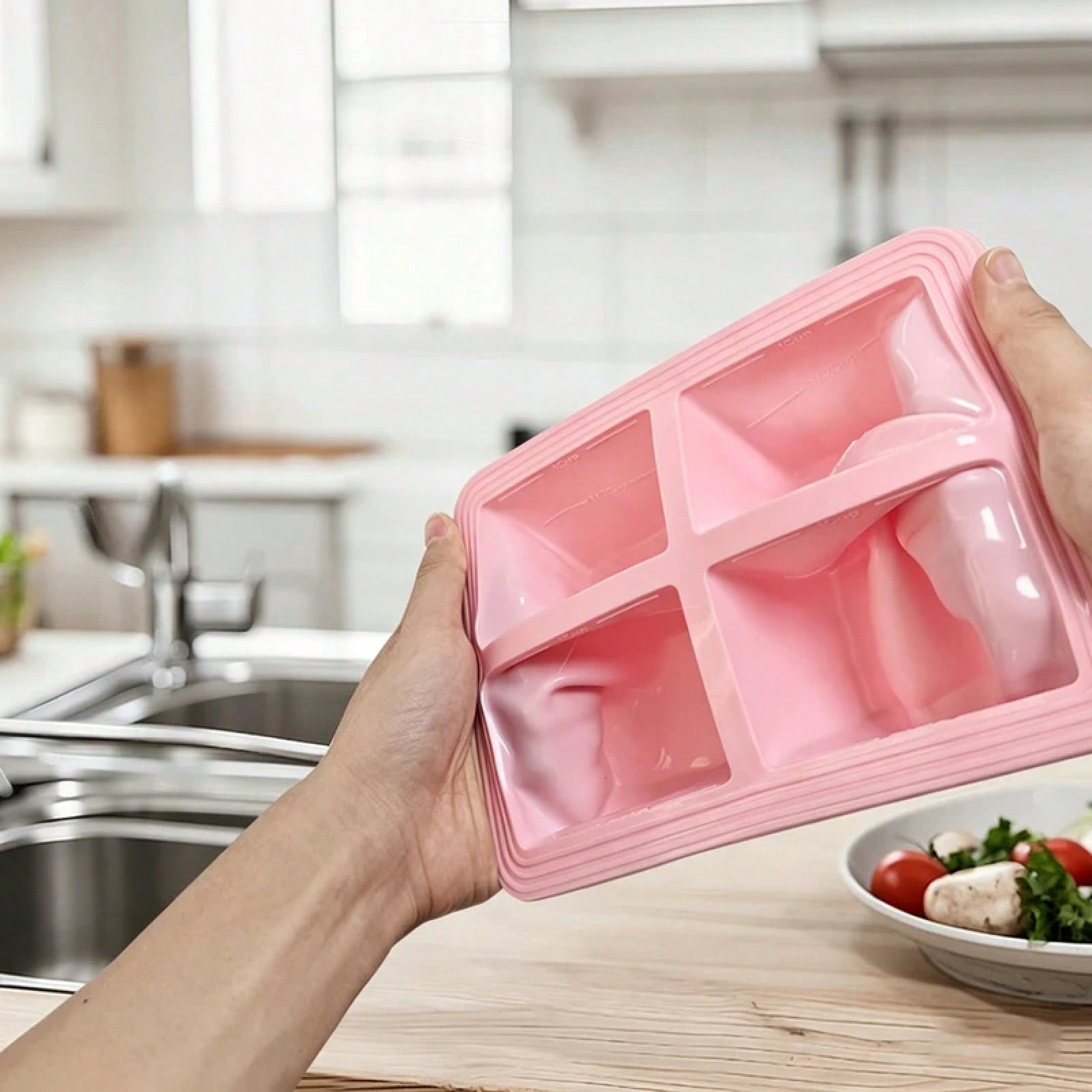 Reusable Silicone Soup Freezer - Silicone Mold Tray avaliação e preço