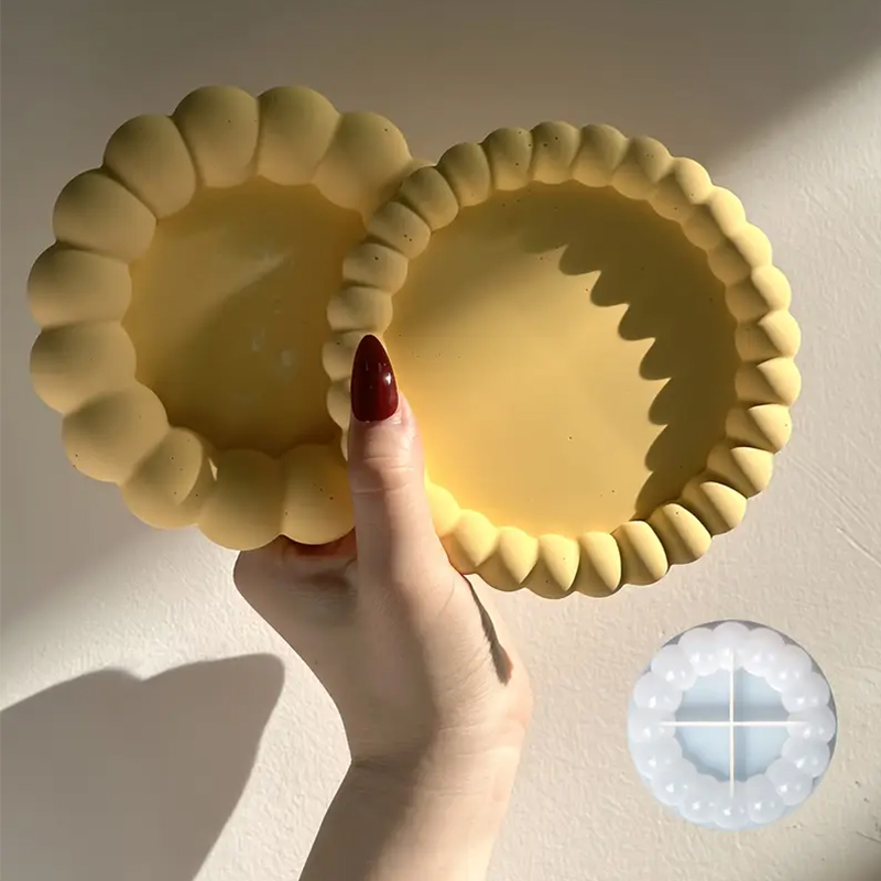 Diy Round Bubble Tray Coaster  - Serving Tray Mold avaliação e preço