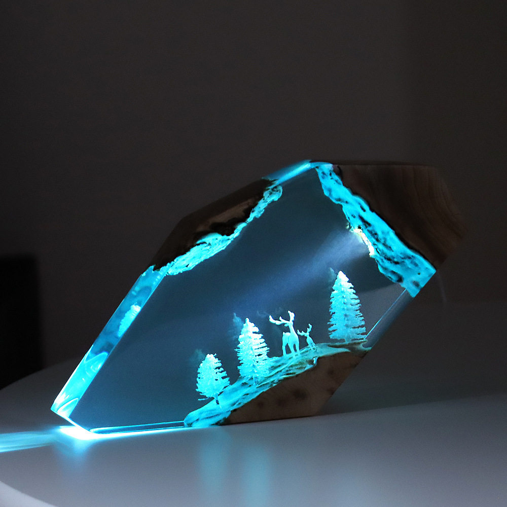 Forest Fairy Deer Desktop Art  - Resin Crafts avaliação e preço