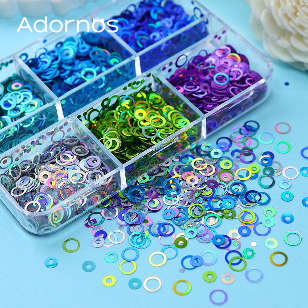 Holographic Bubble Glitter For - Gold Foil Flakes avaliação e preço