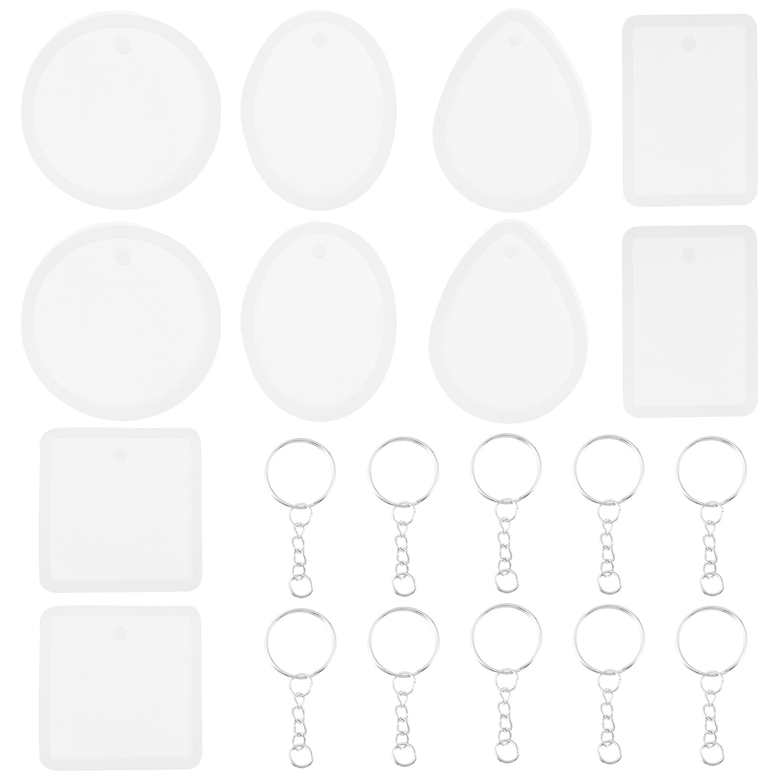 10pcs Diy Keychain Pendant Cha - Resin Crafts avaliação e preço