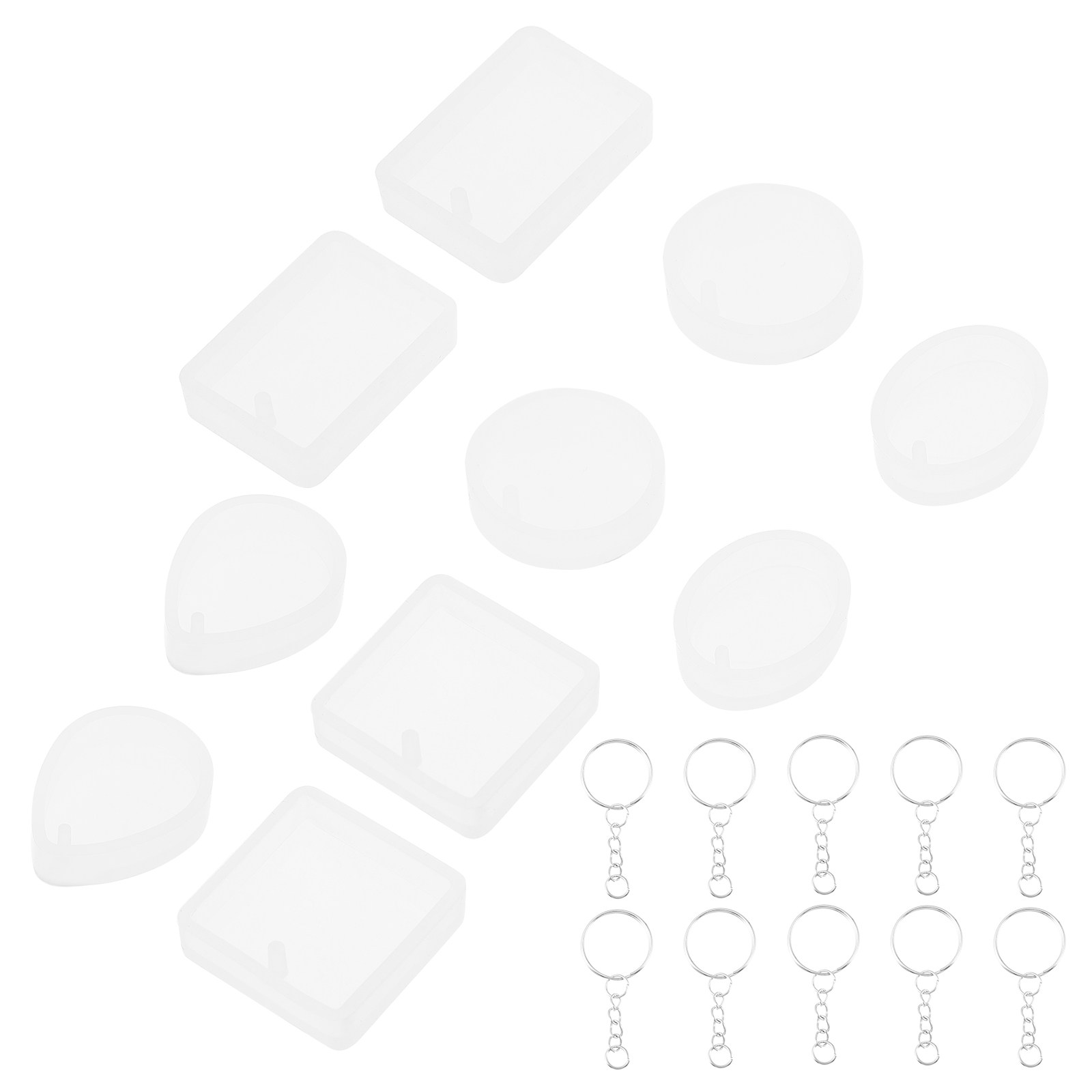 10pcs Diy Keychain Pendant Cha - Resin Crafts avaliação e preço