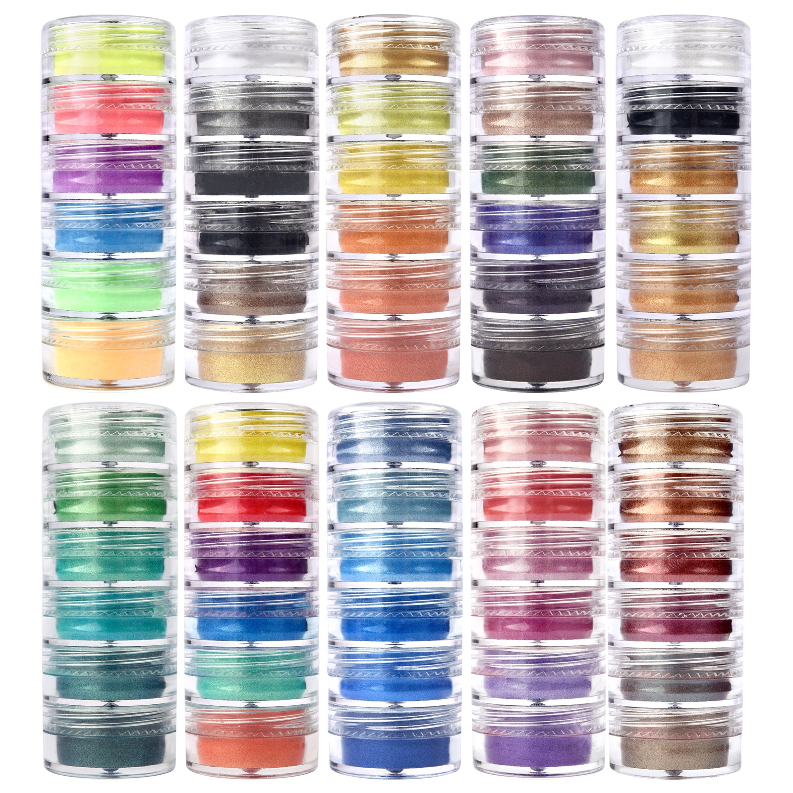 6 Colors/Set Pearlescent Powde - Resin Pigment Set avaliação e preço