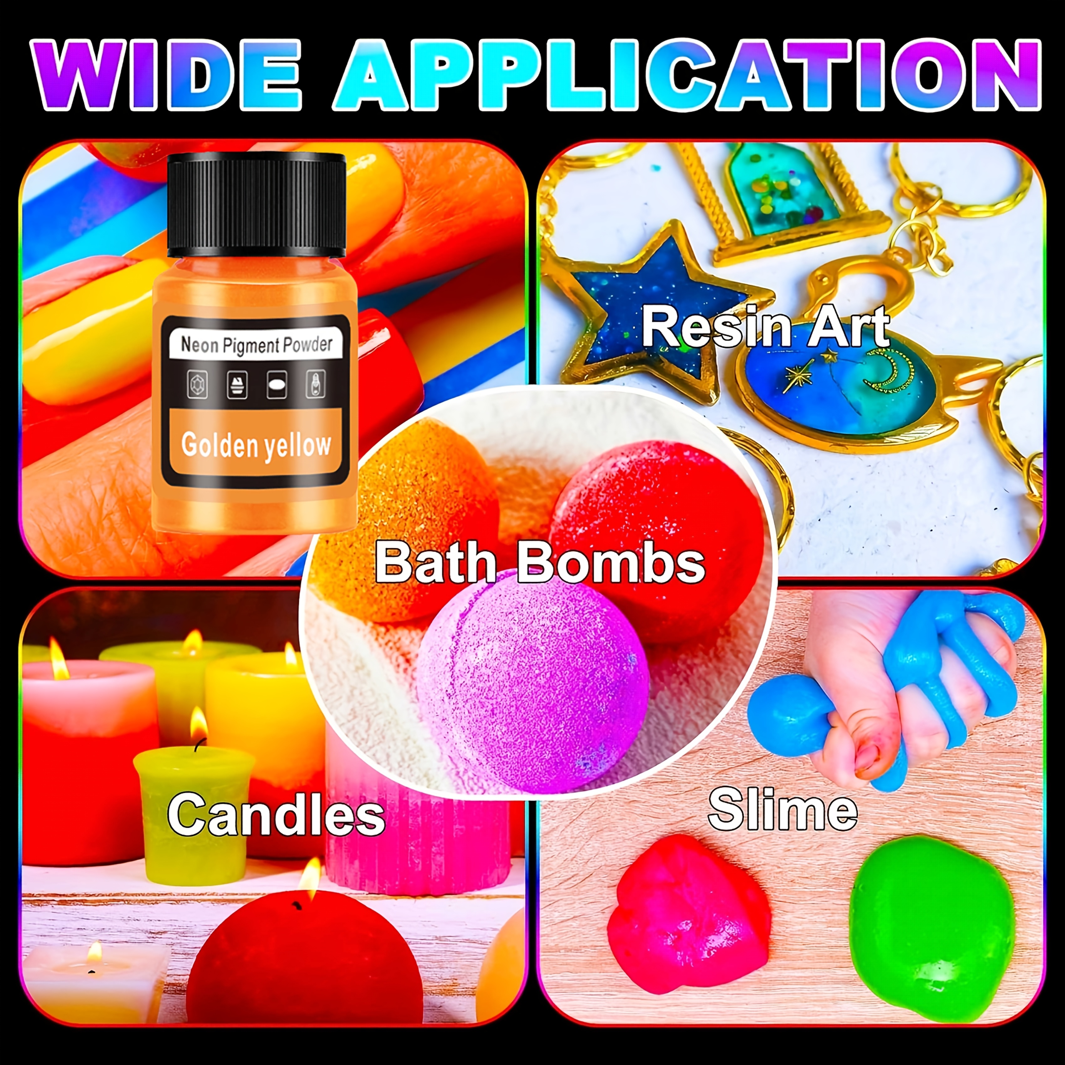 Fluorescent Powder/Neon Resin  - Resin Pigment Set avaliação e preço